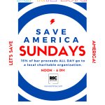 Save America Sundays at the REC ROOM