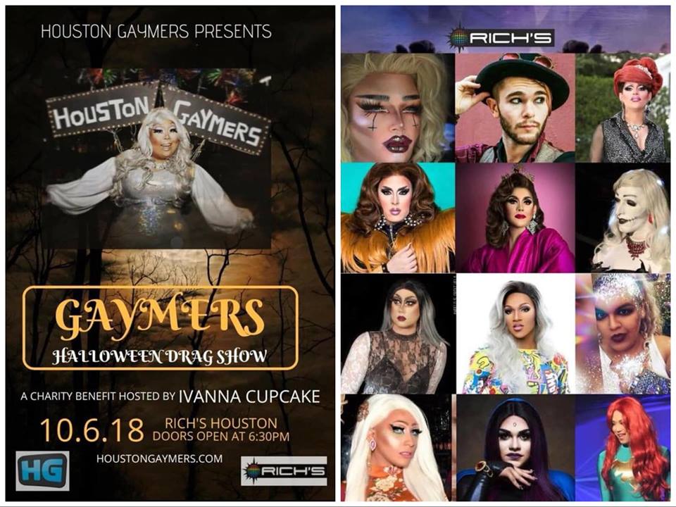 join houston gaymers as they present their halloween dragshow premiering a dozen of the cities hottest queens new and seasoned digging into the sinister