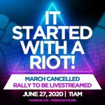 March Cancelled - PRIDE Houston: It Started With A Riot! Virtual Rally
